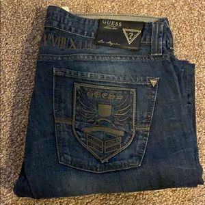 Men’s Guess Jeans Size 36 Good Condition Boot Cut